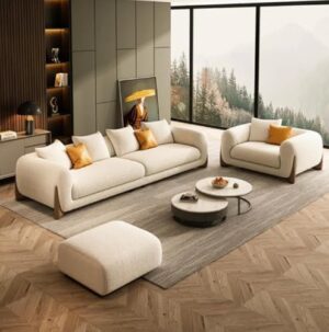 Premium 4-Seater Lounge Sofa – Refined Comfort & Timeless Design for Elegant Living Rooms