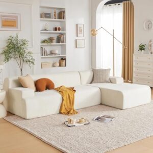 Modular L-Shape Sectional Sofa with Chaise – Ultra-Comfortable Couch for Living Room Seating