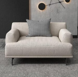 Modern & Sleek Fabric Sofa Set – Includes 3-Seater, 2-Seater & Luxe Armchair, Upholstered in Premium Fabric for Daily Comfort